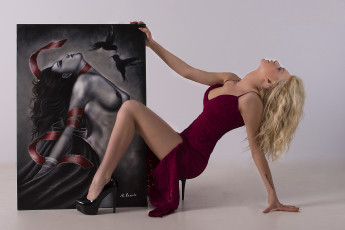 Картинка девушки -unsort+ блондинки взгляд лицо