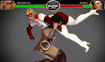 Картинка 3д+графика фантазия+ fantasy взгляд девушки драка фон