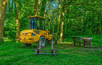 Картинка техника фронтальные+погрузчики лес машина