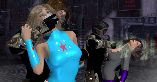 Обои картинки фото lady liberty and shade, 3д графика, фантазия , fantasy, девушки, драка, фон, взгляд