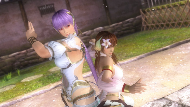 Обои картинки фото 3д графика, аниме , anime, девушки, поза, фон, взгляд