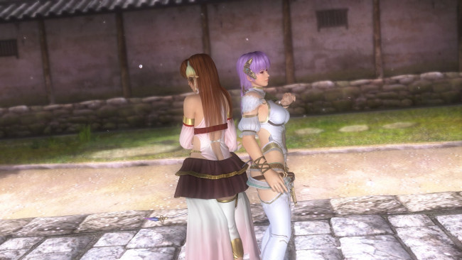 Обои картинки фото 3д графика, аниме , anime, поза, фон, взгляд, девушки