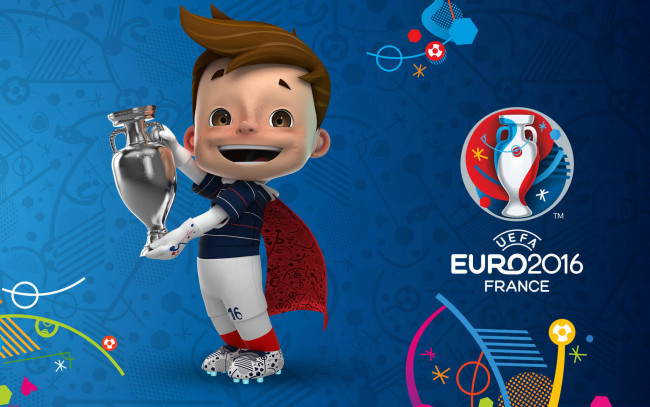 Обои картинки фото спорт, логотипы турниров, чемпионат, плащ, франция, кубок, символ, мальчик