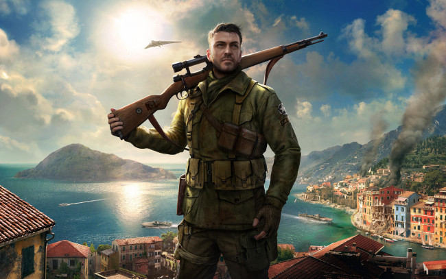 Обои картинки фото видео игры, sniper elite 4, sniper, elite, 4
