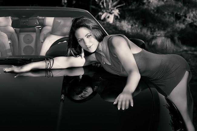 Обои картинки фото автомобили, -авто с девушками, девица, авто