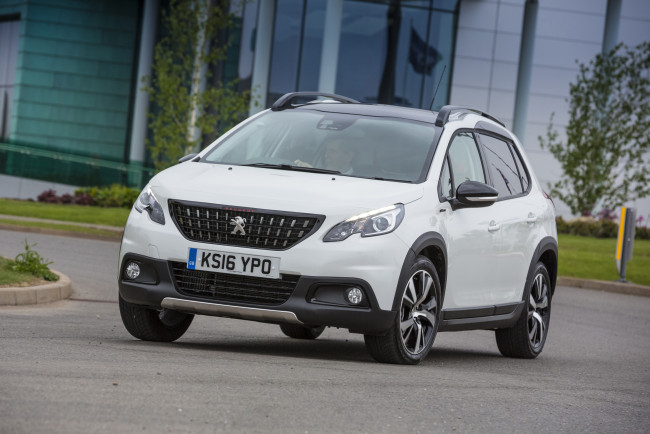 Обои картинки фото автомобили, peugeot, 2008, gt, uk-spec, 2016г, line