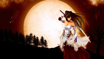 Картинка аниме оружие +техника +технологии девушка