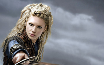 Картинка кино+фильмы vikings+ 2013 +сериал lagertha lothbrok katheryn winnick