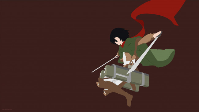 Обои картинки фото аниме, shingeki no kyojin, атака, титанов