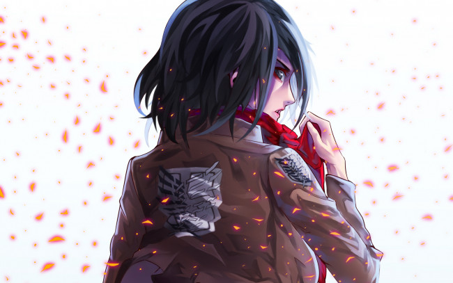 Обои картинки фото аниме, shingeki no kyojin, атака, титанов