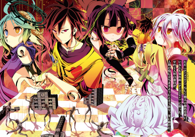 Обои картинки фото аниме, no game no life, нет, игры, жизни