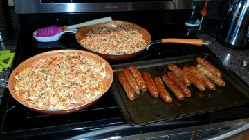 Картинка еда колбасные+изделия рагу колбаски