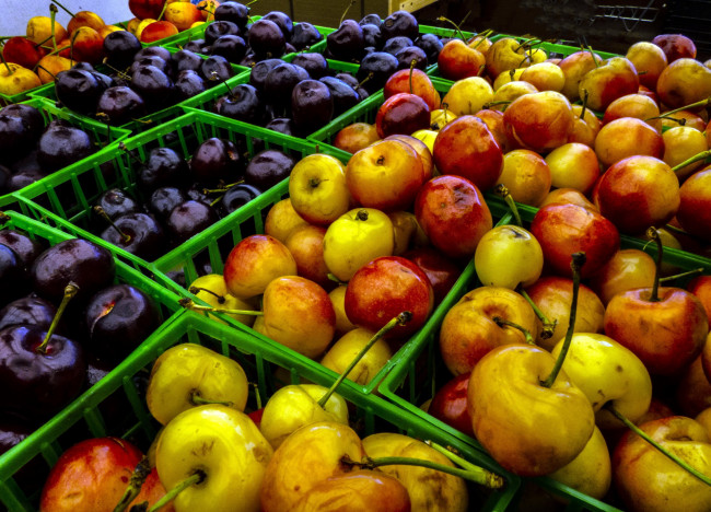 Обои картинки фото еда, вишня,  черешня, черешня