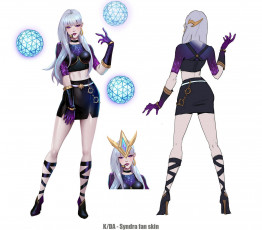 Картинка видео+игры league+of+legends девушка ракурсы микрофон шары syndra