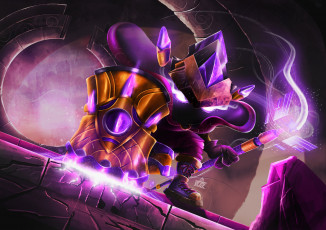 Картинка видео+игры league+of+legends посох магия доспех