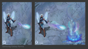 Картинка видео+игры league+of+legends karma магия