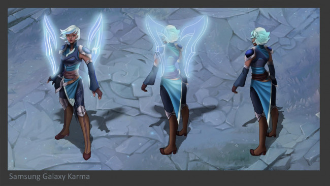 Обои картинки фото видео игры, league of legends, karma, магия, ракурсы