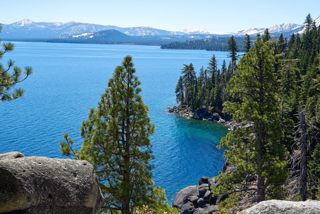 Обои картинки фото tahoe lake, sierra nevada, природа, реки, озера, tahoe, lake, sierra, nevada
