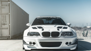 Картинка автомобили bmw бмв белый контейнер