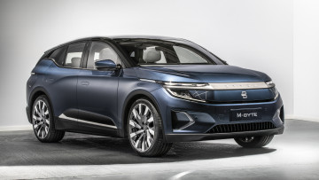 Картинка byton+m-byte автомобили byton синий