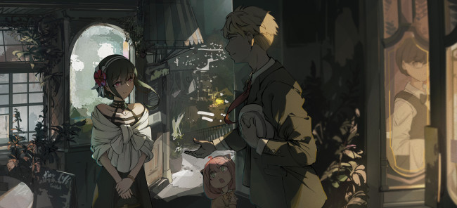 Обои картинки фото аниме, spy x family, spy, x, family