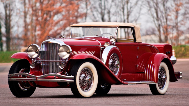Обои картинки фото автомобили, классика, красный, ретро