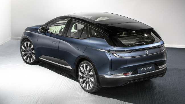 Обои картинки фото byton m-byte, автомобили, byton, синий