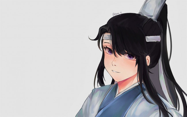 Обои картинки фото аниме, mo dao zu shi, лань, сычжуй