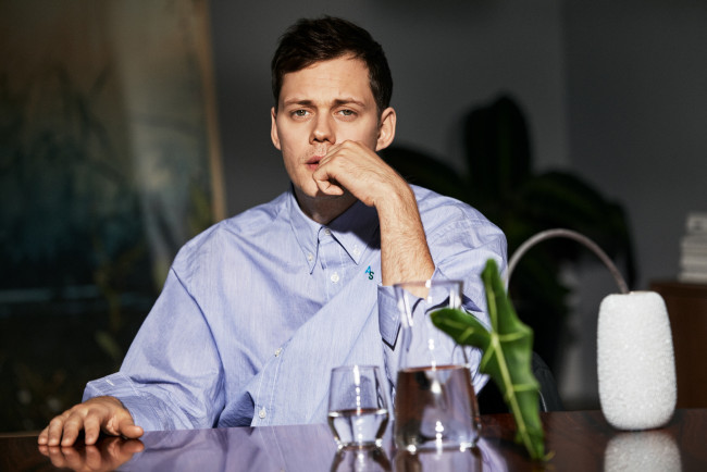 Обои картинки фото мужчины, bill skarsgard, bill, skarsgard