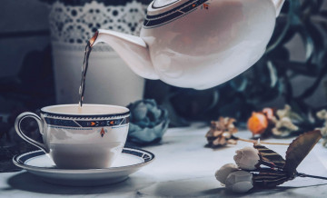 Картинка еда напитки +чай чашка чай чайник