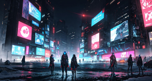 Обои картинки фото аниме, город,  улицы,  интерьер,  здания, нейросети, графика, нейроарт, ai, art, нейронные, сети, рисунки, нейро, искусство