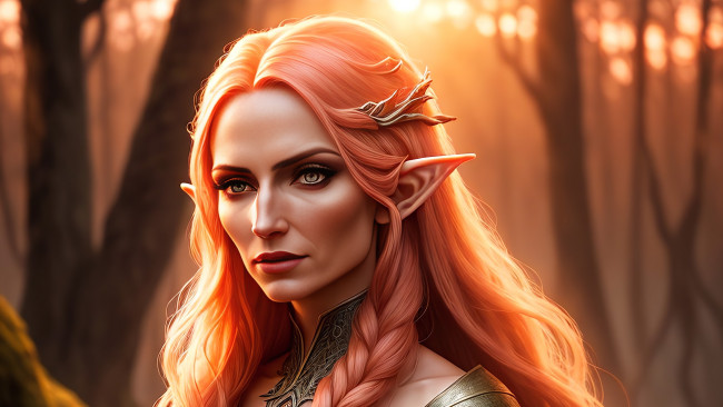 Обои картинки фото фэнтези, эльфы, нейросети, графика, нейроарт, ai, art, нейронные, сети, рисунки, нейро, искусство