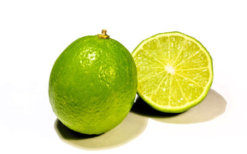 обоя еда, цитрусы, лайм, половина