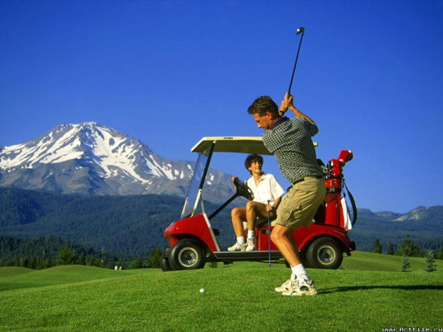 Обои картинки фото гольф, спорт