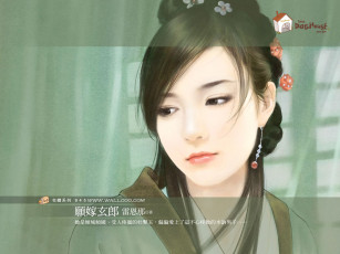 обоя рисованные, люди