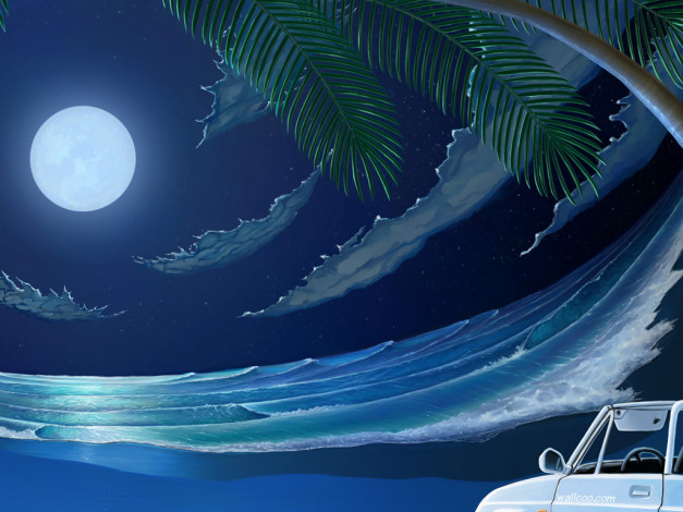 Обои картинки фото romiro, рисованные, природа