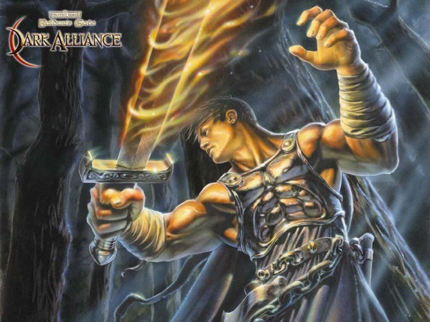 Обои картинки фото видео, игры, baldur`s, gate, dark, alliance