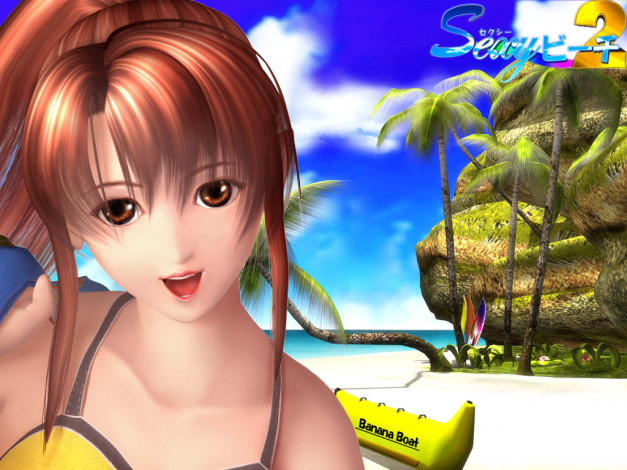 Обои картинки фото видео, игры, sexy, beach