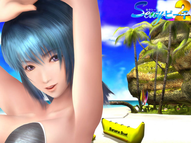 Обои картинки фото видео, игры, sexy, beach