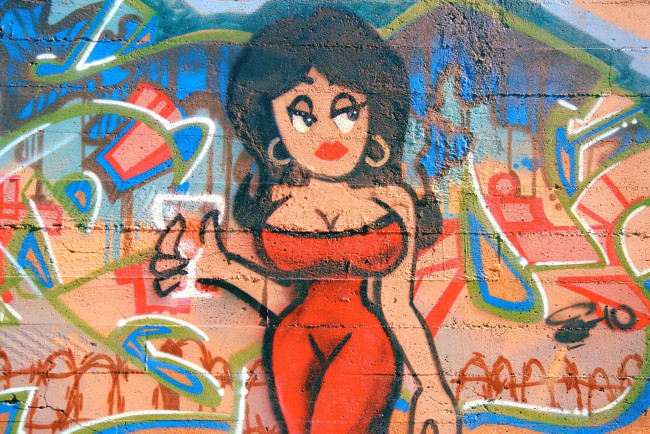 Обои картинки фото разное, граффити