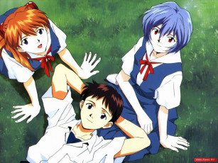 Картинка аниме evangelion