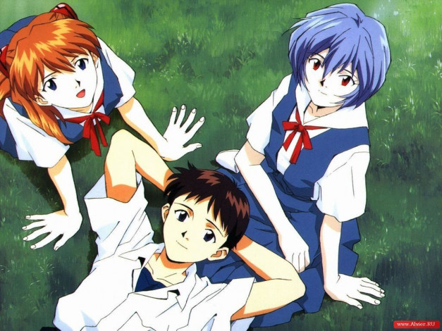 Обои картинки фото аниме, evangelion