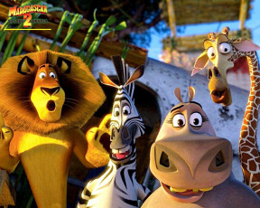 Картинка мультфильмы madagascar escape africa