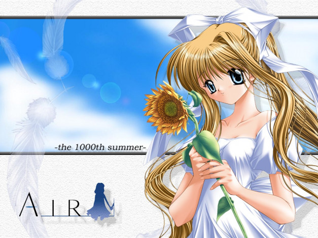 Обои картинки фото аниме, air