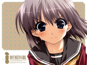 Картинка аниме boy meets girl