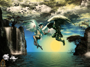 Картинка фэнтези ангелы