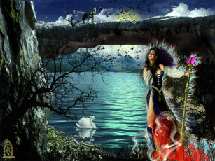 Картинка фэнтези девушки