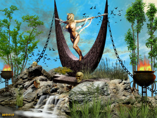 Картинка фэнтези девушки