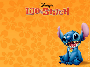 обоя мультфильмы, lilo, stitch
