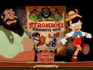 обоя мультфильмы, pinocchio